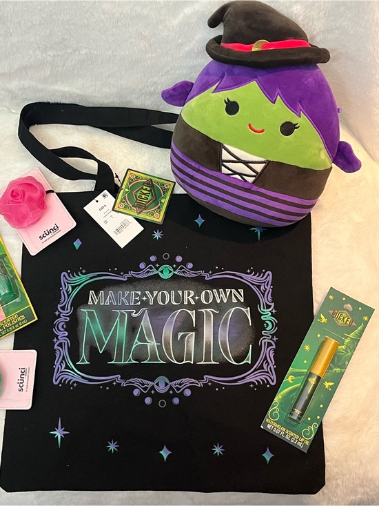 Wicked Accessories - Make Your Own Magic Black Wicked Tote Bag - Accessories Bundle